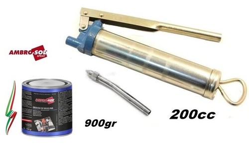 Ingrassatore manuale 200cc con - ingrassatore,